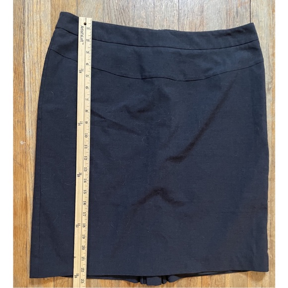 Worthington Works Stretch Separates Charcoal Grey Pencil Skirt - Size 14 - Picture 5 of 8